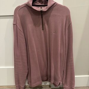 Rodd & Gunn Dusty Rose Zip-Up Sweater